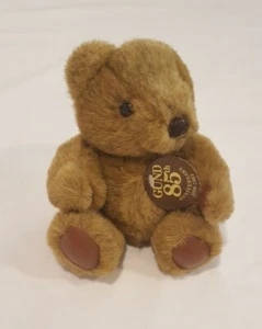 VINTAGE 1983 Gund 85° Anniversario 8" Peluche Orso Braccia Mobili Gambe Testa - Foto 1 di 3