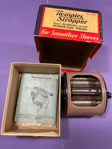 Vintage G-100 Twinplex Stropper w/ Box Razor Blade Sharpener Gillette Probak - Picture 1 of 3
