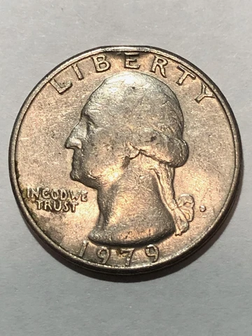 1979 D Washington Quarter Errors D filled Cover