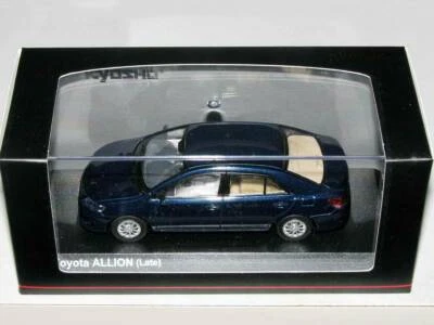 TOYOTA ALLION Azul Oscuro Mica Tarde 2001 2007 KYOSHO 03635DB 1/43 Metal Japón - Imagen 1 de 2