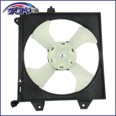 NEW A/C Condenser Cooling Fan Assembly For MITSUBISHI LANCER 2.0L-L4 2002-2007 — 第 1/4 张图片