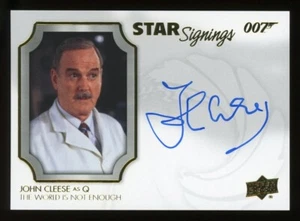 2020 UD James Bond Villains & Henchmen John Cleese as Q Auto Autograph - Picture 1 of 2