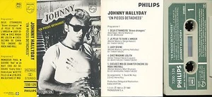 JOHNNY HALLYDAY K7 AUDIO FRANCE EN PIECES DETACHEES (4) - Picture 1 of 1