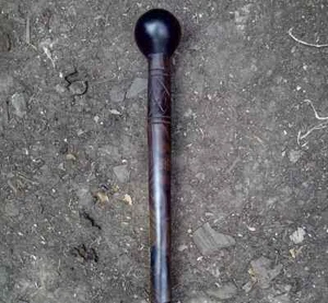 Handmade Kenya Cane Replica African Ambidextrous Cane Hiking Walking Stick - Picture 1 of 1