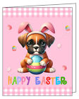 Easter Day Dog Greeting Cards And Note Cards Egg Design With Envelopes Nwt