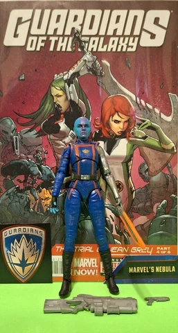 Marvel Legends NEBULA - COSMO BAF GUARDIANS of the GALAXY Vol. 3 + GREAT COMIC Cover