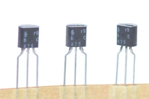 NPN-Transistor von Siemens & Halske Typ BC875, 60 V / 1 A / 0.8 W, TO92, NOS - Picture 1 of 2