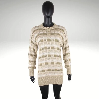 ESCADA SRB VINTAGE WESTERN GERMANY Women's Linen Cotton Jumper Tunic sz 38 - Image 1 of 4