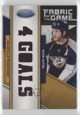 2011 Certified Fabric of the Game Materials Claim to Fame Die-Cut /25 Ryan Suter - Image 1 of 2