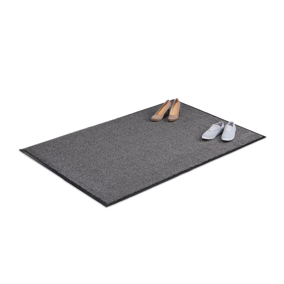 Schmutzfangmatte grau Fußmatte Türvorleger Abtropfmatte rutschfest pflegeleicht - Bild 1 von 1