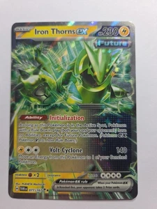 Iron Thorns ex 077/167 Sv06: Twilight Masquerade Holo Pokémon Juego de cartas coleccionables casi nuevo - Imagen 1 de 2