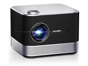 New AURZEN Boom 3 - 4K Supported Portable Smart Projector w/ WIFI and Bluetooth - Picture 1 of 14