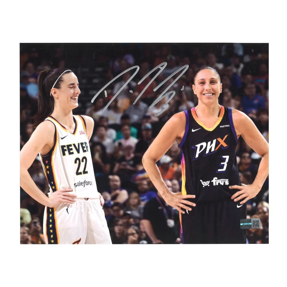 Diana Taurasi Phoenix Mercury Autographed Signed Caitlin Clark 8x10 Photo CX - Image 1 of 1