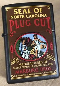 Zippo NC Tobacco Tin Series #1 NC Seal of North Carolina Plug Cut Lighter Camel - Bild 1 von 13