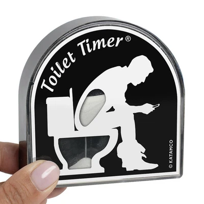 Toilet Timer by Katamco (Classic), Funny Gift for Men, Husband, Dad, Fathers Day