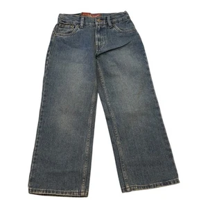 Levi's Jeans Boys Size 7 Blue Medium Wash Shotwell Adjustable Waist Band NEW - Picture 1 of 5