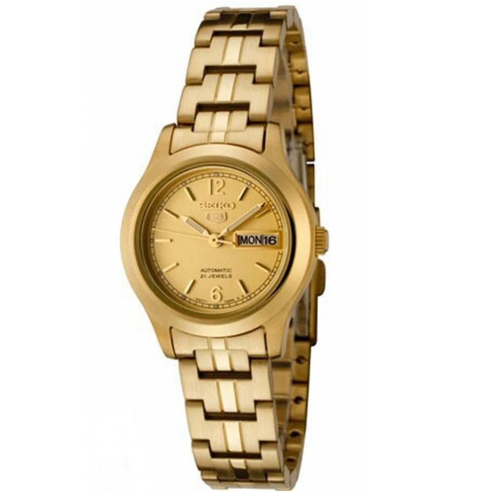 Seiko 5 Gold Women's Watch - SYME02K1