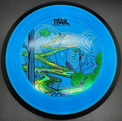 Axiom MVP Fission Trail Rare Swirly Special Edition James Conrad Line Disc Golf - Image 1 of 4