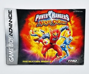 MANUAL ONLY Power Rangers Ninja Storm (Game Boy Advance) GBA SHIPS FAST! READ! - Picture 1 of 3