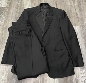 Cappotto CARDI Super 150’s Collection uomo smoking nero 2 pezzi 41R 32/32 - Foto 1 di 11