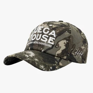 Huega House 'Woodland' 5-Panel Snapback Hat Dark Camo Unisex Adult Mens Womens W - Picture 1 of 5