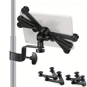 17.78-35.56 cm Adjustable Tablet Holder Mount 360 Degree Swivel Clamp For Microp - Picture 1 of 5
