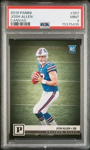 2018 Panini Josh Allen #307 Canvas PSA 9 - Bild 1 von 2