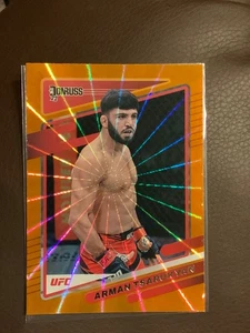 2022 Donruss UFC - Arman Tsarukyan #170 Holo Orange Laser (RC) - Foto 1 di 6