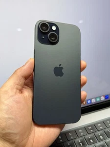 Apple iPhone 15 desbloqueado de fábrica (88 % batería) negro 128 GB #22423 - Imagen 1 de 13
