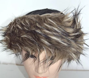 NUEVO Mujer Negro Gamuza y Piel Imitación Ruso Invierno 58cm Moda Navidad Reino Unido - Imagen 1 de 1