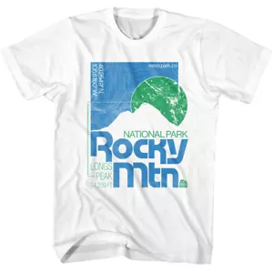 USA Nationalparks Estes Rocky Mtn Longs Peak 14259 Ft Herren T-Shirt - Bild 1 von 5