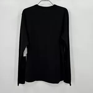 Feat Clothing Men's Treecell Long Sleeve Tee T-Shirt Slim Fit in Black sz L - Picture 1 of 5