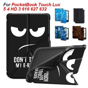 Anti-fall 6 Inch E-Reader Case for PocketBook Touch Lux 5 4 HD 3 616 627 632 - Picture 1 of 17