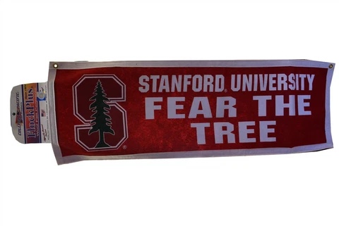 NCAA™ Collegiate Pacific Stanford Cardinals Wool Felt Pennant Banner (12" x 36") Cover