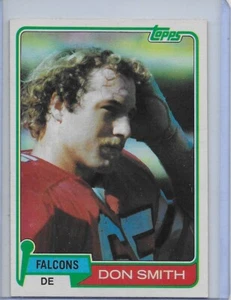 1981 TOPPS #339 DON SMITH ATLANTA FALCONS - Bild 1 von 2