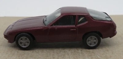 Micro Herpa Ho 1/87 Porsche 924 Marrone Scuro IN Metallo #031806 No. Box - Immagine 1 di 4