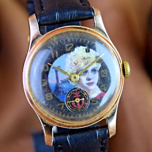 RARE WATCH Pobeda Soviet Watch Mechanical Mens Wristwatch USSR Vintage Watch