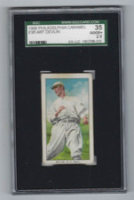 1909 E95 Philadelphia Caramel baseball card Art Devlin New York Giants SGC 2.5