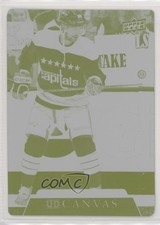 2020-21 Upper Deck UD Canvas Printing Plate Yellow 1/1 Evgeny Kuznetsov #C84 9hi