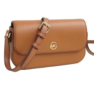 Michael Kors Bag Case Shoulder Bag Jet Set Travel Sm Flap Crossbody Leather - Picture 1 of 12