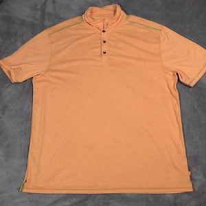 Tommy Bahama Men’s Polo Size XL Orange Green Trim Short Sleeve - Bild 1 von 9