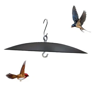 Bird Feeder Baffle, Guard for Bird Houses or Bird Feeder,13 inch Black-1Pack - Picture 1 of 8