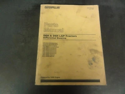 Caterpillar D6H & D6H LGP Series II Tractors Parts Manual  SEBP1898-04  1998 - Image 1 of 4