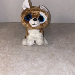 TY Valentine's Day Beanie Boos 6" SMOOTCHES Dog Plush Animal Toy *No Heart* - Picture 1 of 7