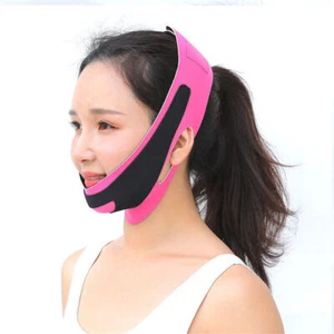 Gesicht Abnehmen V-Line Lift Up Gurtband Doppelkinn Reducer Bandagen Mask - Bild 1 von 4