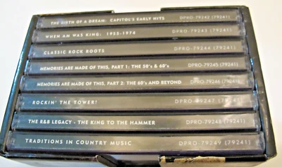 CAPITOL RECORDS 8 CD'S BOX SET  1942-1992 RARE-163 SONGS/POP, ROCK,R+B,COUNTRY - Image 1 of 4