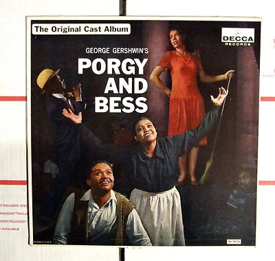 PORGY AND BESS ORIGINAL CAST ALBUM RECORD LP DL 9024 1ST PRESS GERSHWIN DECCA 62 - Image 1 of 4