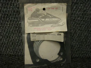 JUEGO JUNTA DOBLE CILINDRO YAMAHA TOP END SL SS 396 1970 KIT VINTAGE NIEVE - Imagen 1 de 5