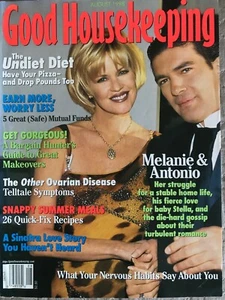 Good Housekeeping Magazine, Melanie Griffith & Antonio Banderas, August 1998 - Picture 1 of 1