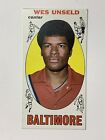Wes Unseld Baltimore Bullets 1969 Topps Rookie Basketball Card HOF #56 EX